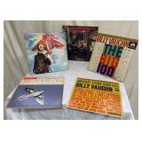 Set of 5 Vinyl Records Billy Vaugn