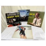 Set of 4 Vinyl Records Lenny Dee