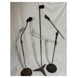 3 Microphone Stands