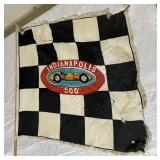 Vintage Indy 500 Souvenir Flag