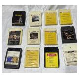 Set of 12 8Track Tapes