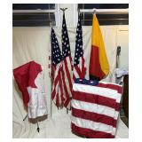 Set of 6 Vintage Flags
