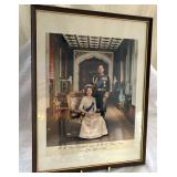 Queen Elizabeth and Prince Philip  Framed Print