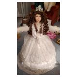 Large Parasol Skirt Angel Doll