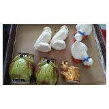 Owls & Geese - Shakers, Toothpick Holder,...