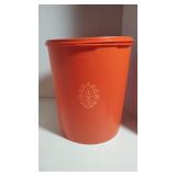 Orange Tupperware Canister