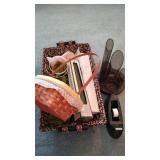 Mixed Lot-Baskets, Candles, Office Supplies