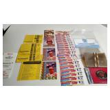 Racing Lot - Winston 20 Anniv. Card Set, Schedule