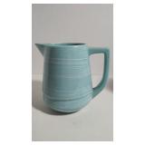 Blue Pottery Pitcher