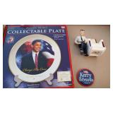 Democrat Political Lot - JFK Salt/Pepper, Obama...