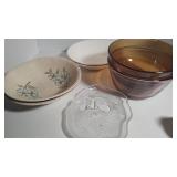 Mixed Lot of Bowls & Santa Tray