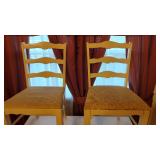 Pair of French Provencial Style Dining Chairs