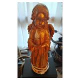 Angel with Light Statue/Figure - Untested