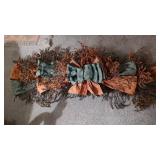 Dried Floral & Raffia Swag