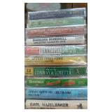 Lot of Cassette Tapes Including Conway & Loretta
