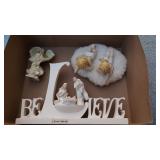 Inspirational Lot - Nativity 'Believe', Angel &...