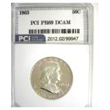 1963 Franklin PR69 DCAM LISTS $5000