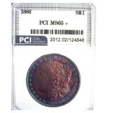 1882 Morgan MS65+ LISTS $500