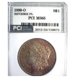 1880-O Morgan MS65 Rev PL LISTS $14000