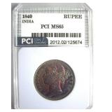 1840 Rupee PCI MS65 India