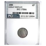 1890 4 Pence PCI PR64 Great Britain