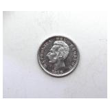 1912 Decimo AU/UNC Ecuador Lima