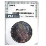 1880-S Morgan MS67+ LISTS $1800