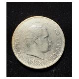 1898 Portugal 500 Reis AU/UNC Silver