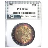 1885 Morgan MS66 LISTS $435