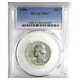 1956 Quarter PCGS PR67