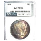1923 Peace MS67 LISTS $5500