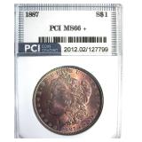 1887 Morgan MS66+ LISTS $850