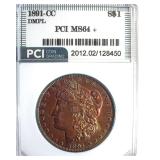 1891-CC Morgan MS64+ DMPL LISTS $22500