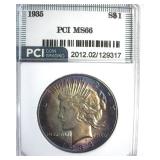 1935 Peace MS66 LISTS $2750