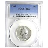 1961 Quarter PCGS PR67