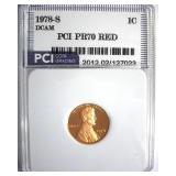 1978-S Cent PR70 DCAM RD LISTS $2150