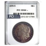 1879-S Morgan PCI MS65+ Beautiful Color