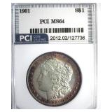 1901 Morgan MS64 LISTS $62500