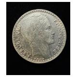 1933 France 20 Francs AU