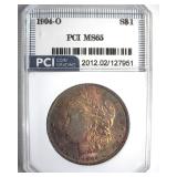 1904-O Morgan PCI MS65 Wonderful Toning