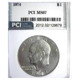 1974 Ike MS67 LISTS $18500