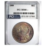 1889 Morgan MS66+ LISTS $3800
