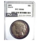 1921 Peace MS66 LISTS $10000