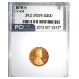 1976-S Cent PR70 DCAM RD LISTS $10000
