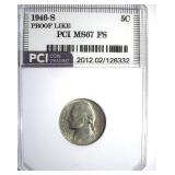 1946-S Nickel MS67 FS PL LISTS $3250 IN 67 FS
