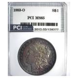 1883-O Morgan PCI MS65 Nice Toning
