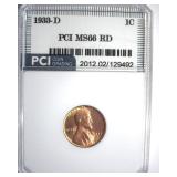 1933-D Cent MS66 RD LISTS $325