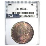 1887 Morgan MS66+ LISTS $850