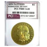 1879 Pattern Dollar PCI PR69CAM Schoolgirl Br Copy