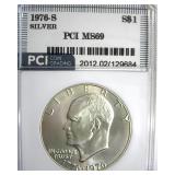 1976-S Silver Ike PCI MS69